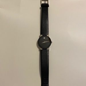 Women’s, black band, Movado watch